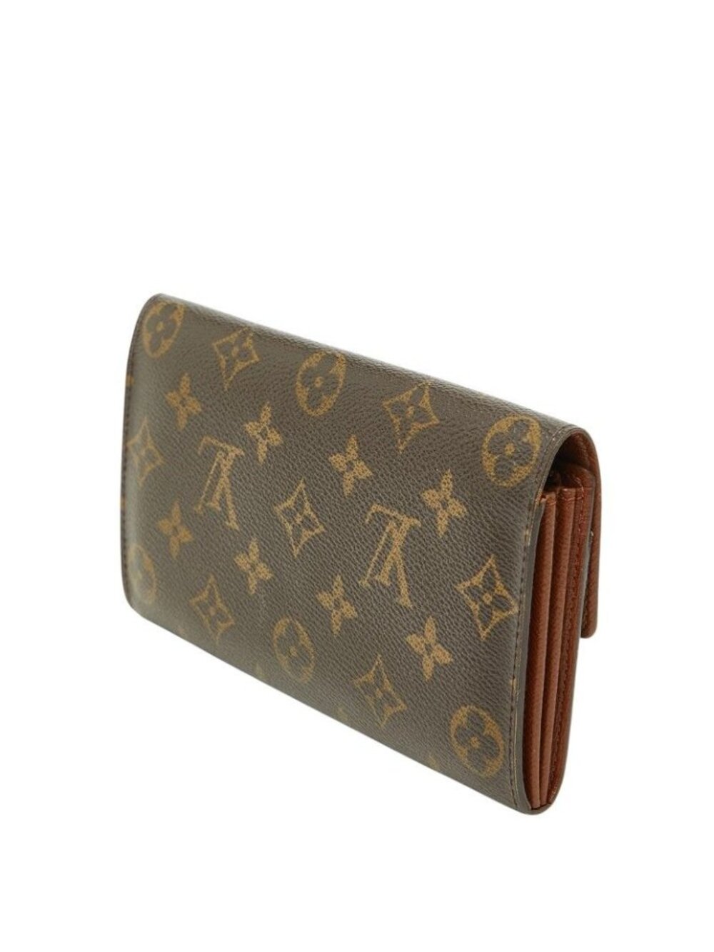 Louis Vuitton Monogram Pochette Portemonnaie Cles de Paris Wallet Brown Leather - Picture 2 of 10